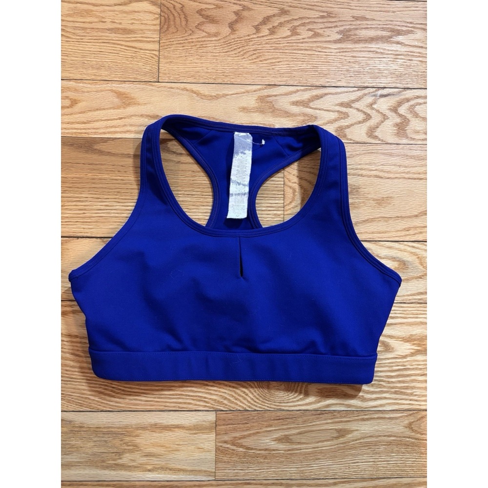 Fabletics Sylvia Royal Blue Racerback Sports Bra Large
